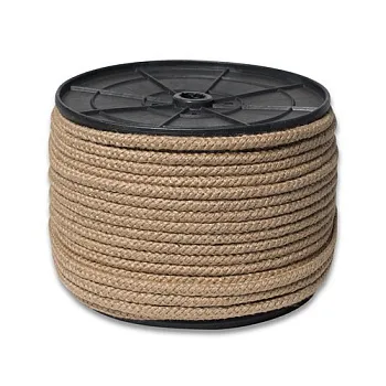 Шнур джутовый Д плет. 8-прядн.d. 10 мм на кат. 200 мм (110 м)